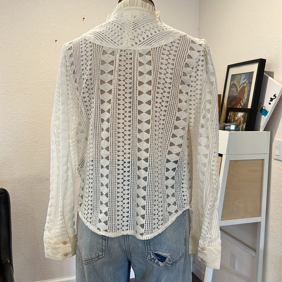 Anthropologie lace top 12p - Picture 3 of 5